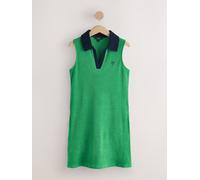 Next Robe polo mini en éponge à rayures vert XS (FR 36)