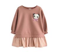 Next Robe prune / rose ancienne / noir / blanc, Taille 98