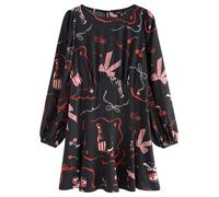 Next Robe rose / rouge / noir / blanc, Taille 40