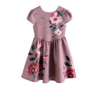Next Robe saphir / chocolat / rose / lie de vin, Taille 164