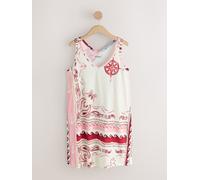 next Robe Slouch Sans manches Col en V Rose M Regular (FR 42-44)