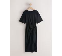 Next Robe t-shirt Ceinturée Mi-longue Noir FR 44 (EU 42)
