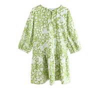 Next Robe vert clair / blanc, Taille 46