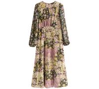 Next Robe vert / violet / rose ancienne / noir, Taille 44