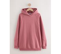 Next Rose Pink Relaxed Fit Heavyweight Longline Hoodie