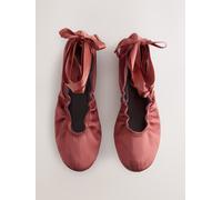 Next Rose Pink Wrap Up Ballerina Flats Rose Pink 8 EU 42