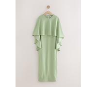Next Sage Green Cape Maxi Dress Sage Green EU 46 (UK 18)