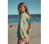 Next Sage green Official License Elizabeth Powers Graphic Sweatshirt