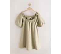 Next Sage Green Textured Seer Sucker Smock Dress Sage Green Medium