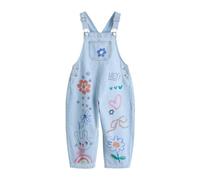 Next Salopette bleu / bleu denim / orange / rose ancienne, Taille 164