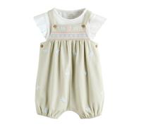 Next Salopette bleu clair / vert / rose / blanc, Taille 92