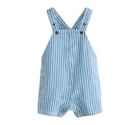 Next Salopette bleu denim / blanc, Taille 86