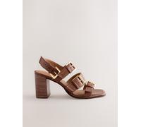 Next Sandales à boucle en cuir Forever Comfort Brun EU 43 (UK 9)