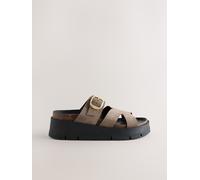 Next Sandales à boucle et bride en cuir crème EU 37.5 (UK 4.5)
