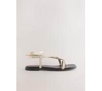 Next Sandales à brides croisées Forever Comfort Effet métallisé EU 42 L (UK 8)
