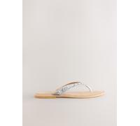 Next Tongs argent, Taille 43