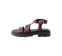 Next Sandales à lanières bourgogne / noir, Taille 40-40,5