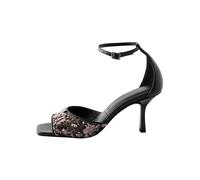 Next Sandales à lanières 'Forever Comfort®' marron chiné / noir, Taille 37,5