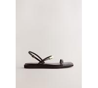 Next Sandales à plateforme et bout carré Forever Comfort Brun EU 40 (UK 6.5)