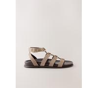 next Sandales à semelle intérieure Forever Comfort Gladiator à fixation métallique naturel EU 40 XW (UK 6.5)
