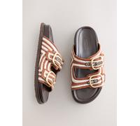 Next Mule 'Forever Comfort' chocolat / blanc cassé, Taille 39