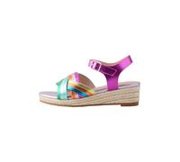 Next Sandales jaune d'or / vert / orange / fuchsia, Taille 34,5