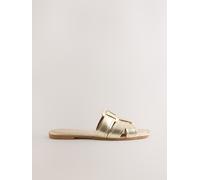 Next Sandales mules cousues Forever Comfort doré EU 37.5 (UK 4.5)