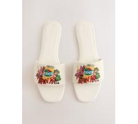 Next Sandales mules Fanta ornées de Forever Comfort pâle EU 43 (UK 9)