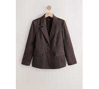 next Satin Blazer Brun FR 40 Petite (EU 38 P)