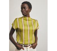 next Satin Short Sleeve Top vert FR 40 (EU 38)