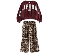 Next Set beige / bourgogne / noir / blanc, Taille 110