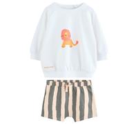 Next Set beige / vert foncé / orange / blanc, Taille 86