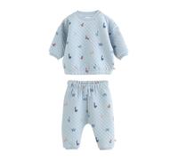 Next Set bleu / bleu clair / marron / poudre, Taille 74