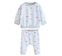 Next Set bleu clair / jaune / rouge / blanc cassé, Taille 74