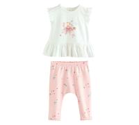 Next Set bleu clair / marron / rosé / blanc, Taille 62