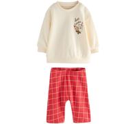 Next Set écru / brocart / rouge / blanc, Taille 62