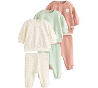 Next Set écru / menthe / orange / rose ancienne, Taille 74