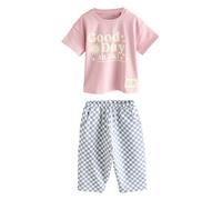 Next Set jaune clair / gris foncé / rose ancienne / blanc, Taille 122