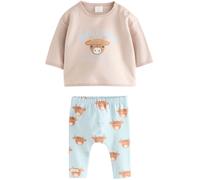 Next Set nude / beige clair / bleu ciel / marron, Taille 86