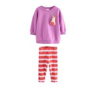 Next Set orchidée / rouge sang / blanc, Taille 80