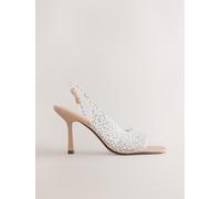 Next Shimmer Forever Comfort Vinyl Heatseal High Sandals