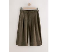 Next Short en Faux suède arrivant au genou vert FR 42 Regular (EU 40 R)
