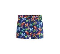 Next Shorts de bain 'Signature' bleu marine / bleu clair / vert / rouge, Taille M
