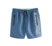 Next Shorts de bain 'Subscribe' bleu roi / gris / noir, Taille 152
