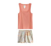 Next Shorty bleu clair / jaune / pêche / rose clair, Taille M