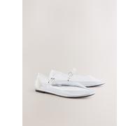 Next Silver Forever Comfort Round Toe Vinyl Mary Jane Shoes Silver EU 39 (UK 6)