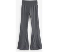 Next Slate Grey Ribbed Kickflare Leggings