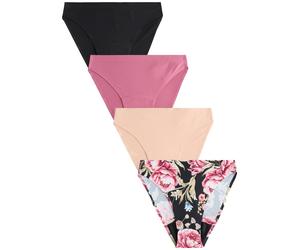 Next Slip abricot / rose / noir / blanc, Taille 4XL