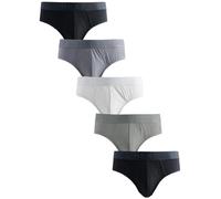 Next Slip bleu marine / gris / vert pastel / noir / blanc, Taille S