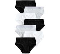 NEXT Slip Taille Basse, Caleçon Garçon, Lot de 7 Noir/Blanc/Gris 7-8 Ans